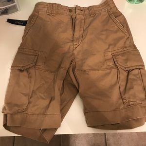 Tan Polo Ralph Lauren cargo shorts